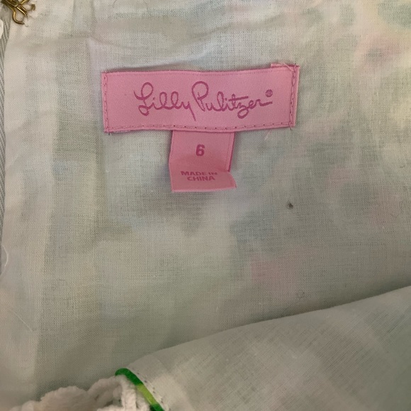 Lilly Pulitzer Green A-Line Sundress - Picture 4 of 4